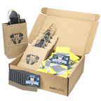 Customizable Groomsmen Gift Set Lemon Yellow Gray Argyle Men’s Dress Socks