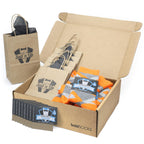 Customizable Groomsmen Gift Set Tangerine Orange Grey Argyle Men’s Dress Socks