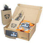 Customizable Groomsmen Gift Set Tangerine Orange Grey Argyle Men’s Dress Socks