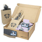 Customizable Groomsmen Gift Set Quartz Gray Argyle Men’s Dress Socks