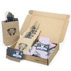 Customizable Groomsmen Gift Set Quartz Gray Argyle Men’s Dress Socks