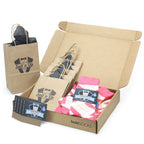 Customizable Groomsmen Gift Set Guava Bellini Pink Argyle Men’s Dress Socks
