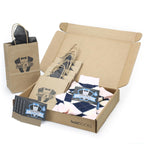 Customizable Groomsmen Gift Set Petal Pink Blush Navy Argyle Men’s Dress Socks