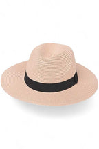Classic Straw Fedora Hat