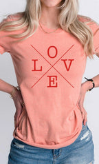 Love Valentines Day PLUS SIZE Graphic Tee T-Shirt