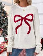 Long Sleeve Crew Neck Knit Sweater