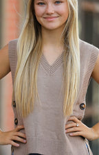 Women's Spring/Fall  V-Neck Knit Vest