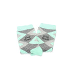 Mint Gray Junior Groomsmen Kid's Dress Socks
