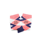 Coral Navy Junior Groomsmen Kid's Dress Socks