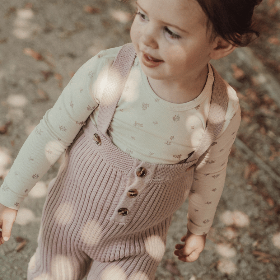 The Knit Overall - Mauve