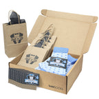 Groomsmen Gift Set Ice Blue Cornflower Polka Dot Men's Dress Socks