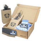 Groomsmen Gift Set Ice Blue Cornflower Polka Dot Men's Dress Socks