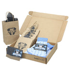 Groomsmen Gift Set Ice Blue Cornflower Polka Dot Men's Dress Socks