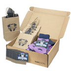 Groomsmen Gift Set Wisteria Navy Mustache Men's Dress Socks