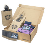 Groomsmen Gift Set Wisteria Navy Mustache Men's Dress Socks