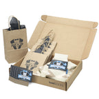Customizable Groomsmen Gift Set Champagne Argyle Men’s Dress Sock