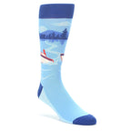 Water Travel Men's Dress Socks Gift Box 3 Pack