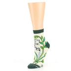 Plants Get Me Socks - Novelty Ankle Socks for Women