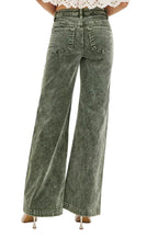 RISEN Full Size High Rise Wide Leg Corduroy Jeans Plus Size