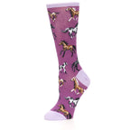 Joy Horseback Ride Socks - Women's Novelty Socks
