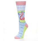 Flamingle Flamingo Socks - USA Made - Women's Novelty Socks