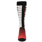Black White Piano Keys Music  - USA Made - Men's Dress Socks