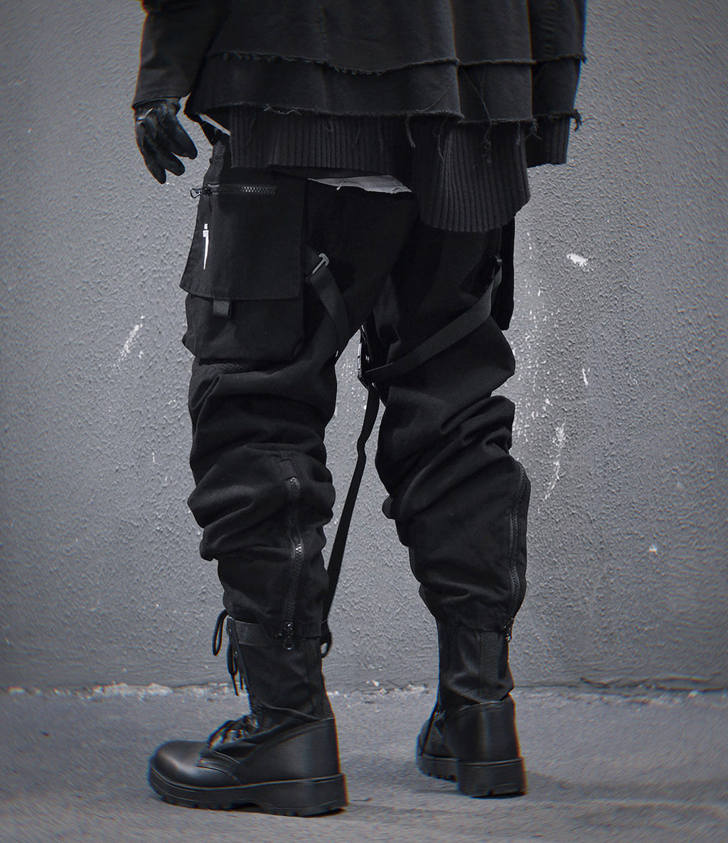 HiP46 Black NX Cargo Pants