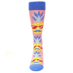 Pink Pineapple Face - USA Made - Men's Dress Socks