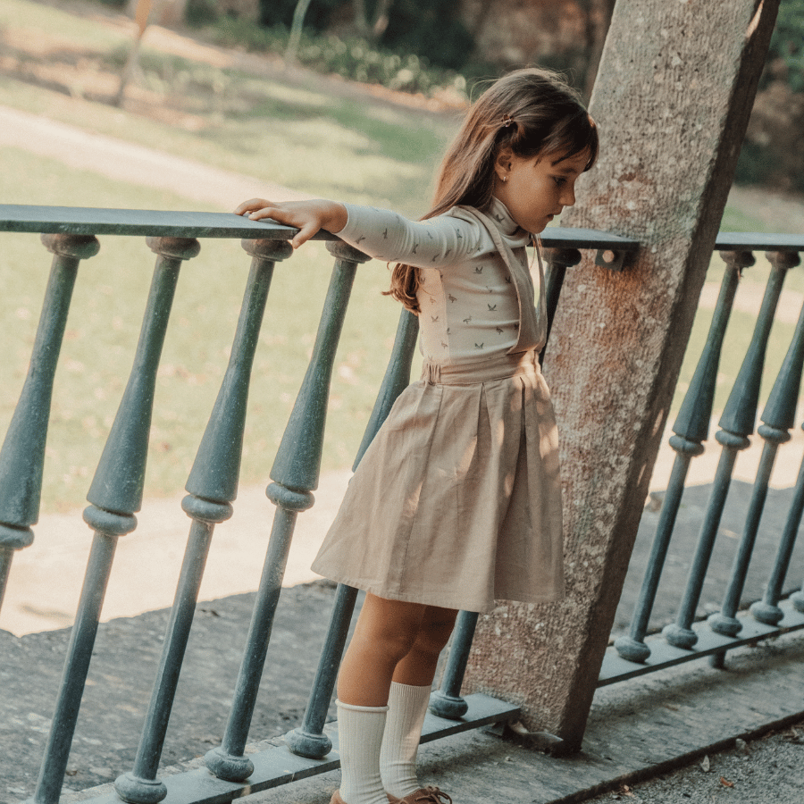 The Corduroy Dress - Beige