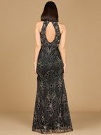 Halter Neck Beaded Dress