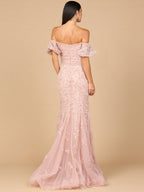 Lace, Off Shoulder Mermaid Gown