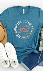 My Favorite Color is Fall PLUS Graphic Tee T-Shirt