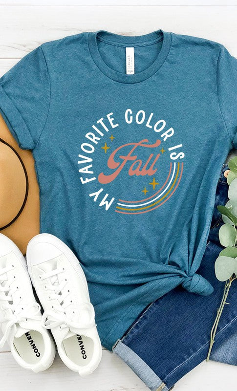 My Favorite Color is Fall PLUS Graphic Tee T-Shirt