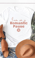 Romantic Pause Graphic Tee T-Shirt PLUS