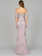 Off Shoulder Mermaid Lace Gown