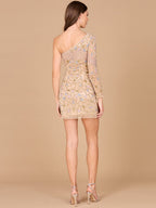 One Sleeve Cocktail Dress  - OUTLET