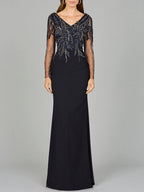 Long Sleeve Knit Gown
