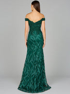 Off Shoulder, Mermaid Lace Gown