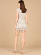 Cap Sleeve Short Dress