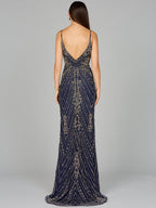 Spaghetti Strap Beaded Dress
