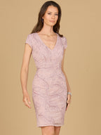 Cap Sleeve Cocktail Gown  - OUTLET