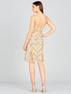 Lara 28860 - Beaded Flounce Dress