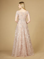 Long Sleeve High Neck Gown