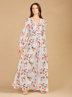 Long Sleeve Print Dress - OUTLET