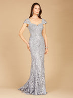 Fitted Lace Mermaid Gown