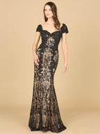 Fitted Lace Mermaid Gown
