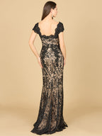 Fitted Lace Mermaid Gown