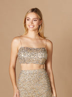Spaghetti Strap Beaded Top