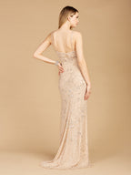Beaded Tank Dress with Slit  - OUTLET