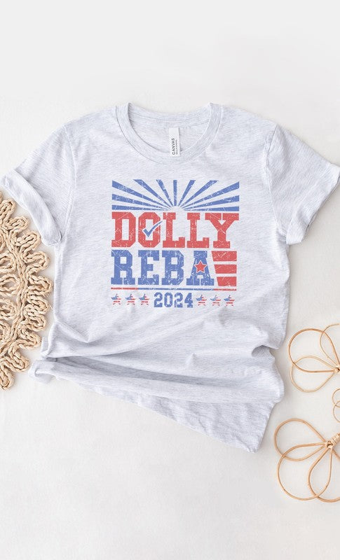Dolly and Reba 2024 Western Graphic Tee T-Shirt